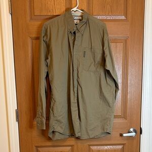 Columbia Khaki Men's Button-Up Shirt